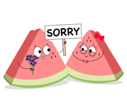 Leon the watermelon sticker #11967725