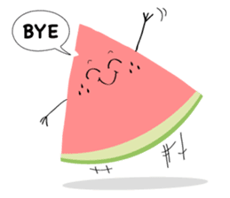 Leon the watermelon sticker #11967733