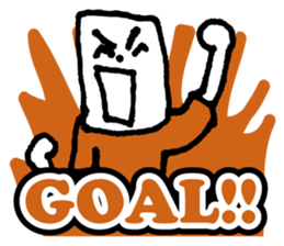 Orange supporters sticker #11968179