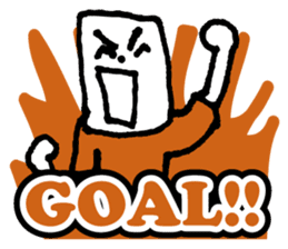 Orange supporters sticker #11968179