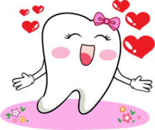 Happy teeth emotion sticker #11968336