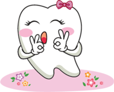 Happy teeth emotion sticker #11968337