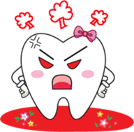 Happy teeth emotion sticker #11968343