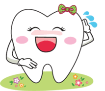 Happy teeth emotion sticker #11968345