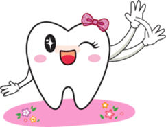 Happy teeth emotion sticker #11968348