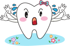 Happy teeth emotion sticker #11968351