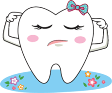 Happy teeth emotion sticker #11968357
