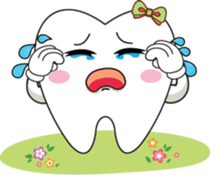 Happy teeth emotion sticker #11968359