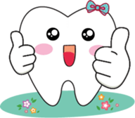Happy teeth emotion sticker #11968366