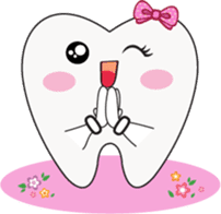 Happy teeth emotion sticker #11968367