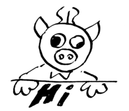 PIG HEAD 3 -THESE DAYS ON "Slow motion" sticker #11968415