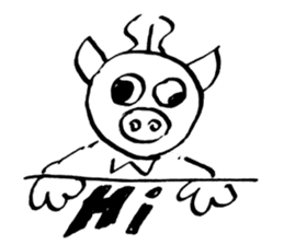 PIG HEAD 3 -THESE DAYS ON "Slow motion" sticker #11968415