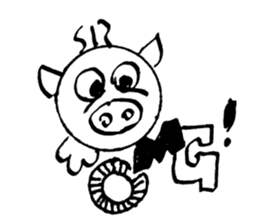 PIG HEAD 3 -THESE DAYS ON "Slow motion" sticker #11968417