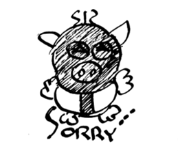 PIG HEAD 3 -THESE DAYS ON "Slow motion" sticker #11968419