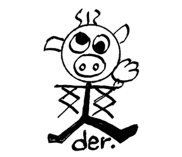 PIG HEAD 3 -THESE DAYS ON "Slow motion" sticker #11968421