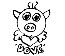 PIG HEAD 3 -THESE DAYS ON "Slow motion" sticker #11968425