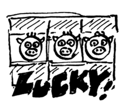 PIG HEAD 3 -THESE DAYS ON "Slow motion" sticker #11968426