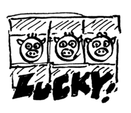 PIG HEAD 3 -THESE DAYS ON "Slow motion" sticker #11968426