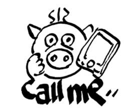 PIG HEAD 3 -THESE DAYS ON "Slow motion" sticker #11968427