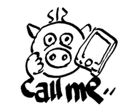 PIG HEAD 3 -THESE DAYS ON "Slow motion" sticker #11968427