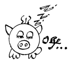 PIG HEAD 3 -THESE DAYS ON "Slow motion" sticker #11968434