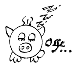 PIG HEAD 3 -THESE DAYS ON "Slow motion" sticker #11968434