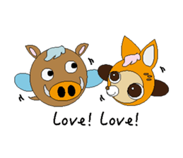 Puwa Puwa Animal sticker #11970120