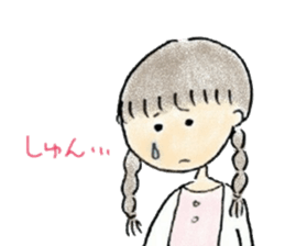 mental health girl, Kino sticker #11970899