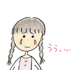 mental health girl, Kino sticker #11970900