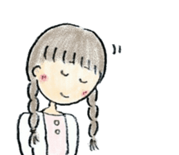 mental health girl, Kino sticker #11970915