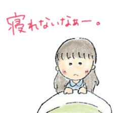 mental health girl, Kino sticker #11970916