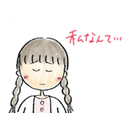 mental health girl, Kino sticker #11970919