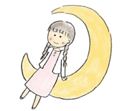 mental health girl, Kino sticker #11970933