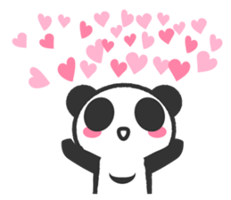 Bear Crescent was longing to panda. sticker #11971082