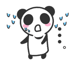 Bear Crescent was longing to panda. sticker #11971085