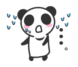 Bear Crescent was longing to panda. sticker #11971085
