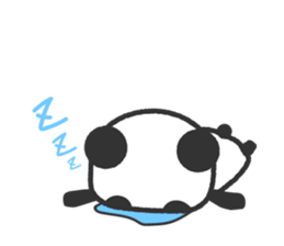 Bear Crescent was longing to panda. sticker #11971087