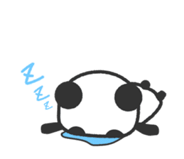 Bear Crescent was longing to panda. sticker #11971087