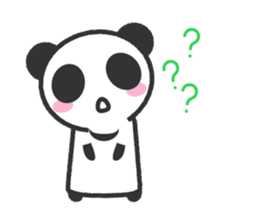 Bear Crescent was longing to panda. sticker #11971088