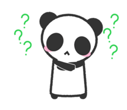 Bear Crescent was longing to panda. sticker #11971089