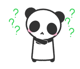 Bear Crescent was longing to panda. sticker #11971089
