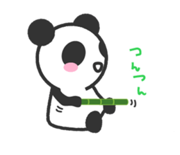 Bear Crescent was longing to panda. sticker #11971093