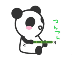 Bear Crescent was longing to panda. sticker #11971093