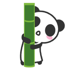 Bear Crescent was longing to panda. sticker #11971094