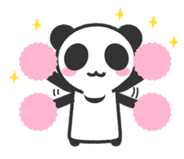 Bear Crescent was longing to panda. sticker #11971095