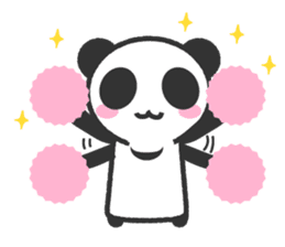 Bear Crescent was longing to panda. sticker #11971095