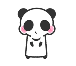 Bear Crescent was longing to panda. sticker #11971097