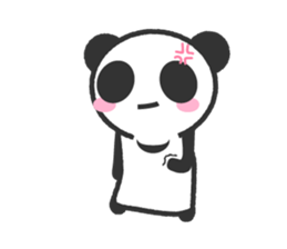Bear Crescent was longing to panda. sticker #11971098