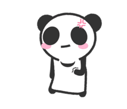 Bear Crescent was longing to panda. sticker #11971098
