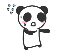 Bear Crescent was longing to panda. sticker #11971100